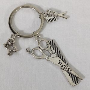 NEW Hair Stylist Hair Dresser Barber Keychain